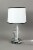 Retro 1960's Style Square Head Robot Sci-Fi Design Table Lamp With Shade Retro Décor Perspective: bottom