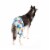 Midlee Blue Hibiscus Hawaiian Dog Board Shorts (4X-Large) Perspective: bottom