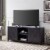 Henn&Hart 58  Black TV Stand Perspective: bottom