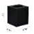 Alpine Industries Black Acrylic Tissue Box Containers for Home or Business (3 pack) Perspective: bottom