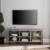 Henn&Hart 58  Gray Oak/Metal TV Stand Perspective: bottom