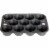 Bruntmor 11 Cup Muffin Pan - Premium Cast Iron Non-Stick Baking Tool Perspective: bottom