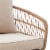 5-Pieces Wicker Rattan Outdoor Patio Set 2-Side Table Cushion Set, Beige Perspective: bottom