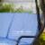Outdoor 3-Person Patio Porch Swing Chair with Adjustable Canopy, Blue Perspective: bottom