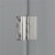 RiverRidge Madison Tall Transitional Wood Corner Cabinet in Gray Perspective: bottom