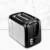 2-Slice Toaster Black Holstein Housewares Perspective: bottom