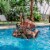 PoolCandy T-Rex Dinosaur Jumbo Beach & Pool Tube Perspective: bottom