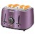 Sencor 4-Slot Toaster with Digital Button and Rack - Violet Perspective: bottom