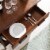 Leick Home Ironcraft Sturdy Wood Mini-bar/Wine Stand in Oak Perspective: bottom