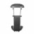 Techni Mobili Deluxe Height Adjustable Laptop Cart in Black Perspective: bottom