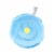 Midlee Birthday Cake Dog Toy- Blue 2 Layer Plush Squeaker Pet Boy Gift Perspective: bottom