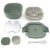 Bentgo Salad On-The-Go Food Container - Khaki Green Perspective: bottom