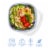 Bentgo® Food Storage Bowl - Periwinkle Perspective: bottom