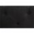Best Master Valentina Fabric Upholstered Wingback Queen Platform Bed - Black Perspective: bottom