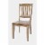 Carlyle Crossing Solid Pine Slatback Dining Chair (Set Of 2) Perspective: bottom