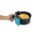 GoWISE USA 2.75-Quart Digital 50 Recipes for your Air Fryer Book, QT, Teal Perspective: bottom