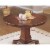 5 Piece 48  Round Dining and Poker Table Set | Reversible Game Top | Caster Chairs Perspective: bottom