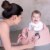 Bumbo Baby Infant Soft Foam Wide Floor Seat with Adjustable Harness, Cradle Pink Perspective: bottom