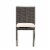 Noble House San Pico 9 Piece Glass Top Wicker Patio Dining Set in Brown Perspective: bottom
