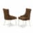 BOIP5-WHI-C 5Pc Dining Set Includes a Round Table & Four Linen seat Chairs,White Perspective: bottom