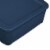 Sterilite 12 Gal Latching Lid Storage Tote Container w/ Handles, Blue (24 Pack) Perspective: bottom