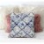 Fall Patch Snowflowers Throw Fabric Pillow in Gold Cream Peach 18x18 Perspective: bottom