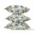 Watercolor Lilac Bulb Broadcloth Blown And Closed Pillow In White Green Perspective: bottom