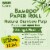 WBM Care Bamboo Toilet Paper, Strong & Flexible 3-Ply, 200 Sheets/Roll | 20 Rolls Perspective: bottom