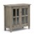 Simpli Home Warm Shaker Solid Wood Storage Cabinet - Tobacco Brown Perspective: bottom