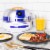 Uncanny Brands Star Wars R2-D2 Deluxe Toaster - Lights-Up and Makes Sounds Like Artoo Perspective: bottom