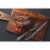Slitzer 6-piece European Style Steak Knife Set Elegantly Contoured Kitchen Cutlery Perspective: bottom