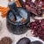 Health Smart Mortar and Pestle Set - Dual Sided/Flip Solid Granite Bowl for Grinding Seeds Perspective: bottom
