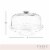 Multi-Functional Acrylic Server with Bundt Cake Mold Perspective: bottom