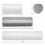 18 High-Density Foam Roller for Exercise Massage Recovery - Gray Perspective: bottom