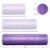 24 High-Density Foam Roller for Exercise Massage Recovery - Purple Perspective: bottom