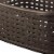 Sterilite Plastic Weave Laundry Organizer Storage Basket Tote, Espresso (6 Pack) Perspective: bottom