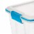 Sterilite Large 20 Qt Home Storage Container Tote with Latching Lids, (12 Pack) Perspective: bottom