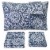 Sweet Home Collection | 4-Piece Oasis Printed Microfiber Sheet Set, Full Perspective: bottom