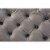 Baxton Studio Avara Modern Tufted Velvet Ottoman in Gray and Gold Perspective: bottom