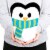 Big Dot of Happiness Holly Jolly Penguin Christmas Party Gift Heart Shaped Favor Boxes 12 Ct Perspective: bottom