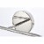 Hanson 4 lights bath sconce in polished nickel with frosted shade Perspective: bottom