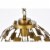 Levante 1 light pendant in brass Perspective: bottom