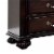 Benjara Syracuse 29 Traditional Wood Beautiful Nightstand in Dark Walnut Perspective: bottom