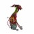 Benzara Metal Dog Sculpture Decor Perspective: bottom