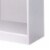 Minimalistic Yet Stylish Bookcase, White Perspective: bottom