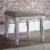 Magnolia Manor White Vanity Stool Perspective: bottom