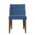 Space Savers Medium Brown Nido Chair - Blue  (RTA)-Set of 2 Perspective: bottom