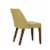 Space Savers Medium Brown Nido Chair - Green  (RTA)-Set of 2 Perspective: bottom