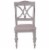 Summer House Light Gray Slat Back Side Chair (RTA)-Set of 2 Perspective: bottom