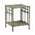 Vintage Series Metal Open Night Stand - Green Perspective: bottom